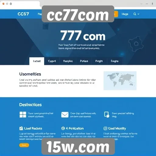 Análise da interface do usuário do site cc77com